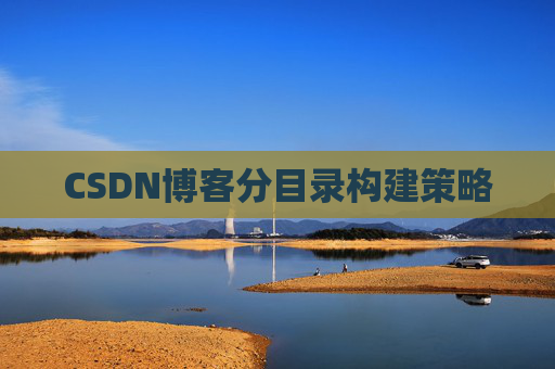 CSDN博客分目录构建策略